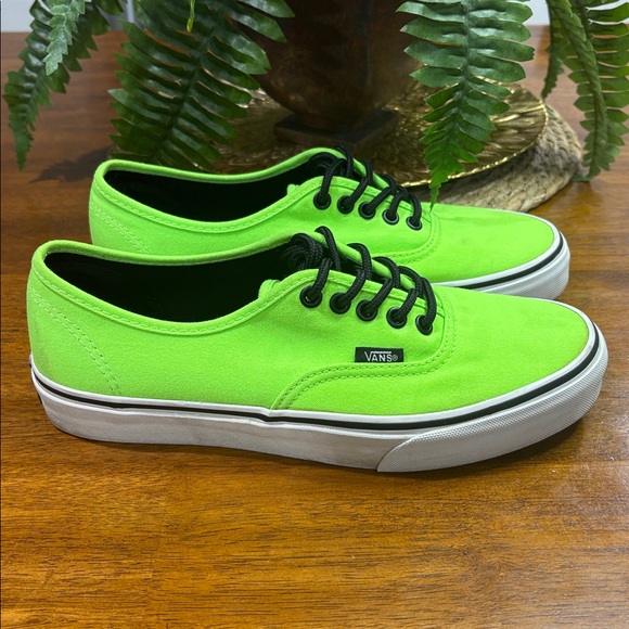 Vans Neon Green Men's Sneakers - Picture 3 of 6